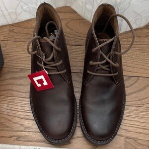 Chaps Rich Brown Chukka Boots for Men